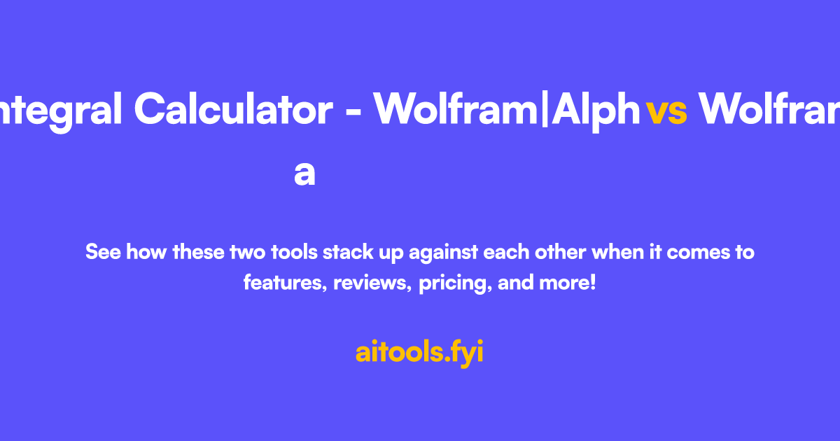 Wolfram alpha deals integral calculator