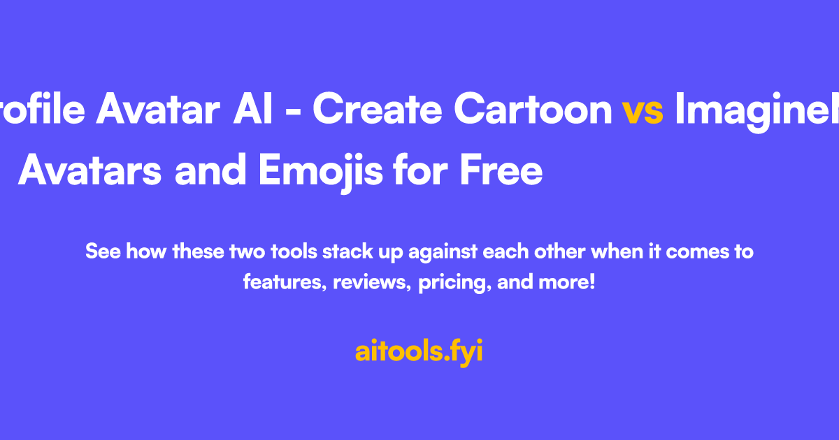 Profile Avatar AI Create Cartoon Avatars and Emojis for Free